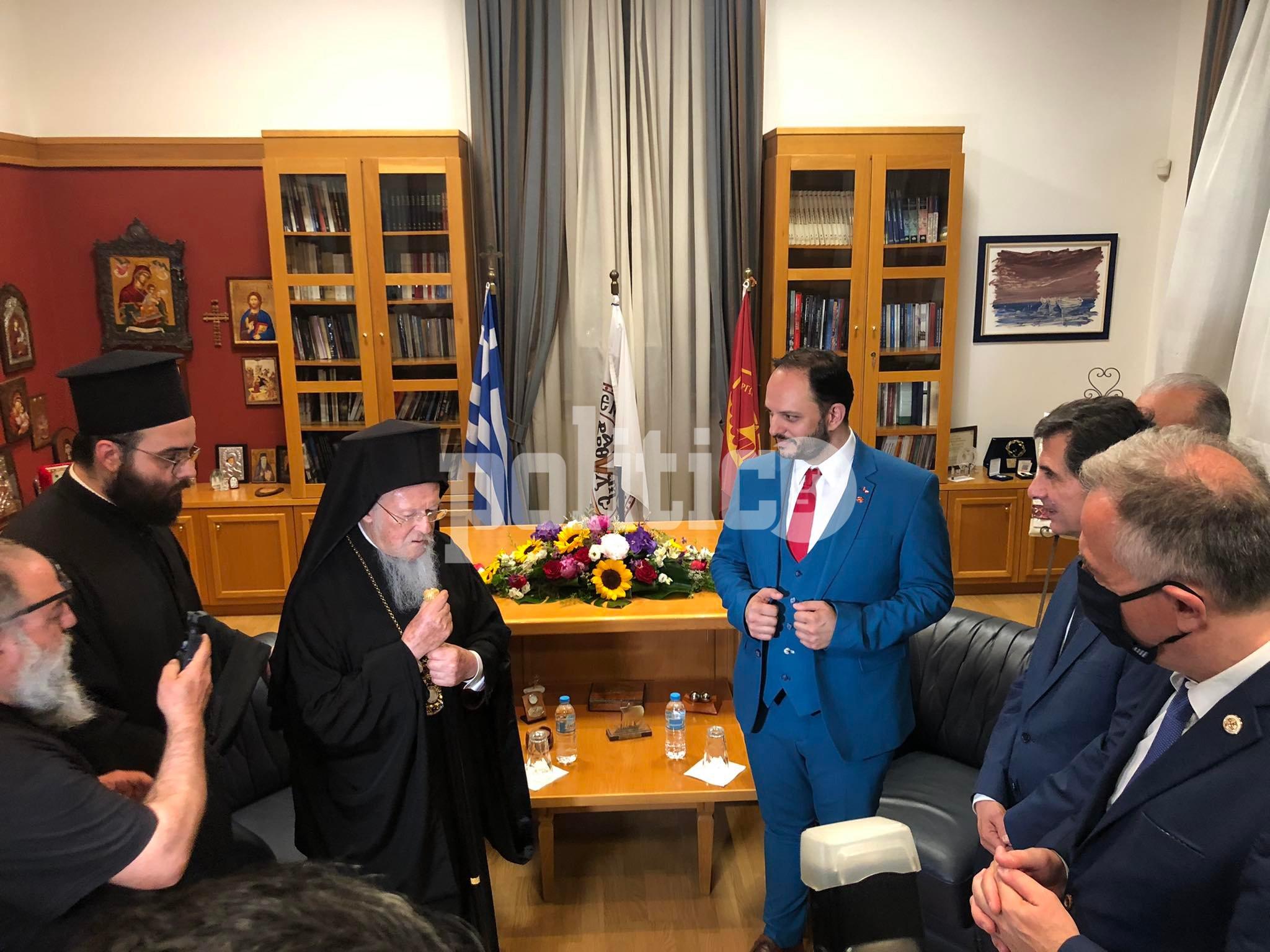 Με τιμές η επίσημη υποδοχή του Πατριάρχη από τον Δαρδαμανέλη – Συναυλία με ορχήστρα του ΟΜΜΘ