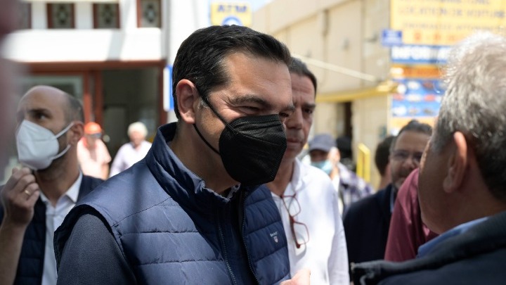 Χανιά: Στις Καλύβες Αποκορώνου ο Αλέξης Τσίπρας