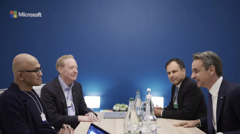 Microsoft σε Μητσοτάκη: «Φανταστική η πρόοδος της Ελλάδας, δεν έχουμε ξαναδεί κάτι παρόμοιο»