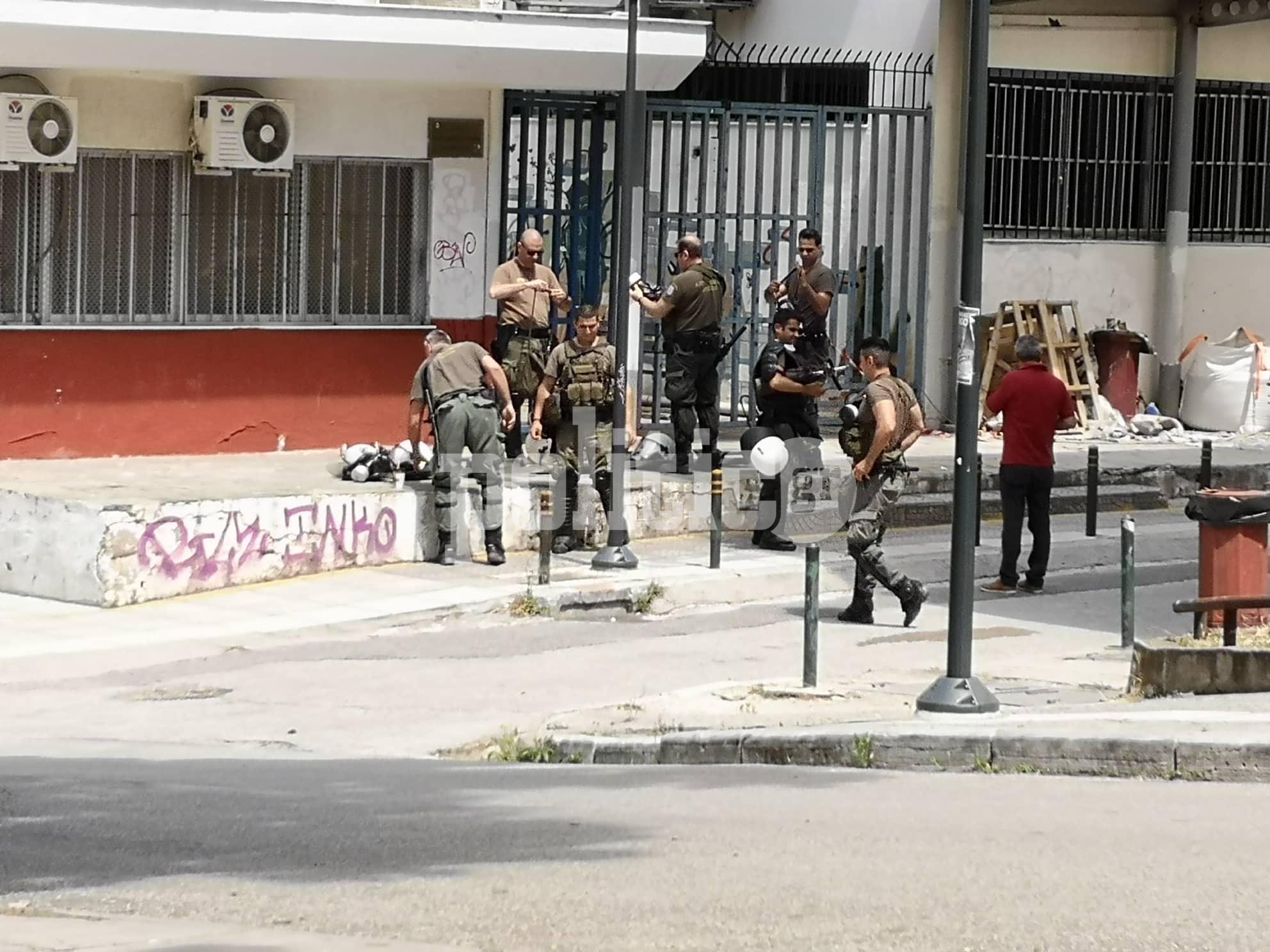 Θεσσαλονίκη: Έντονη αστυνομική παρουσία και σήμερα στο ΑΠΘ (pics)