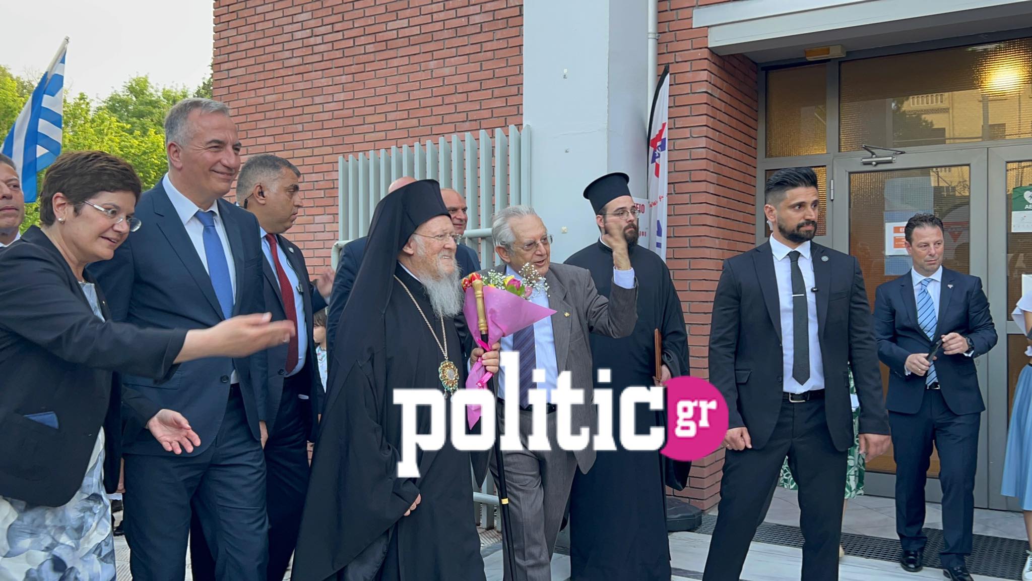 Θερμή υποδοχή του Οικουμενικού Πατριάρχη στη ΧΑΝΘ (pics & vids)