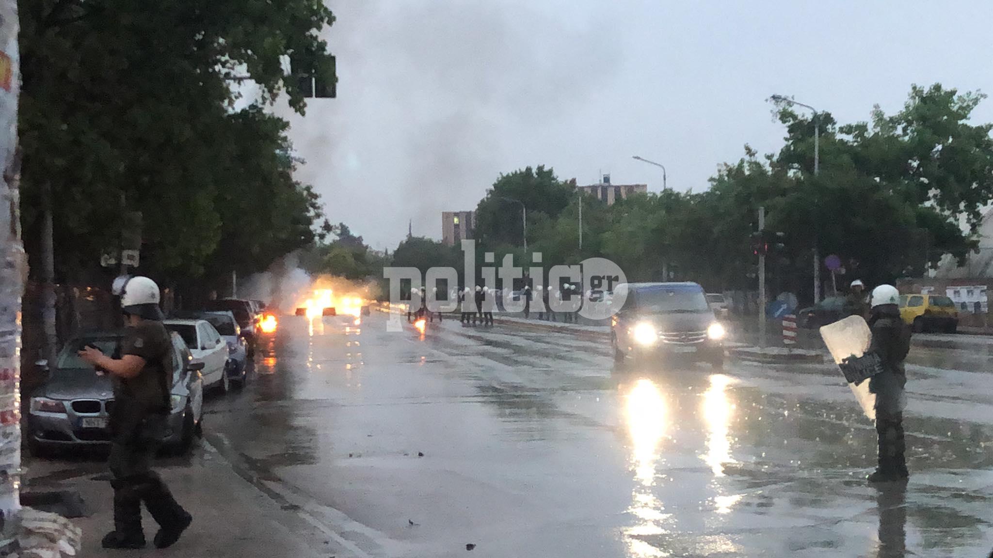 Ελεύθεροι οι έξι προσαχθέντες για τα χθεσινά επεισόδια στη Θεσσαλονίκη