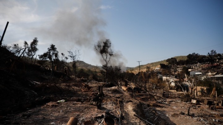 4 χρόνια φυλάκισης για τους Αφγανούς που πυρπόλησαν το ΚΥΤ Μόριας, τον Σεπτέμβριο του 2020