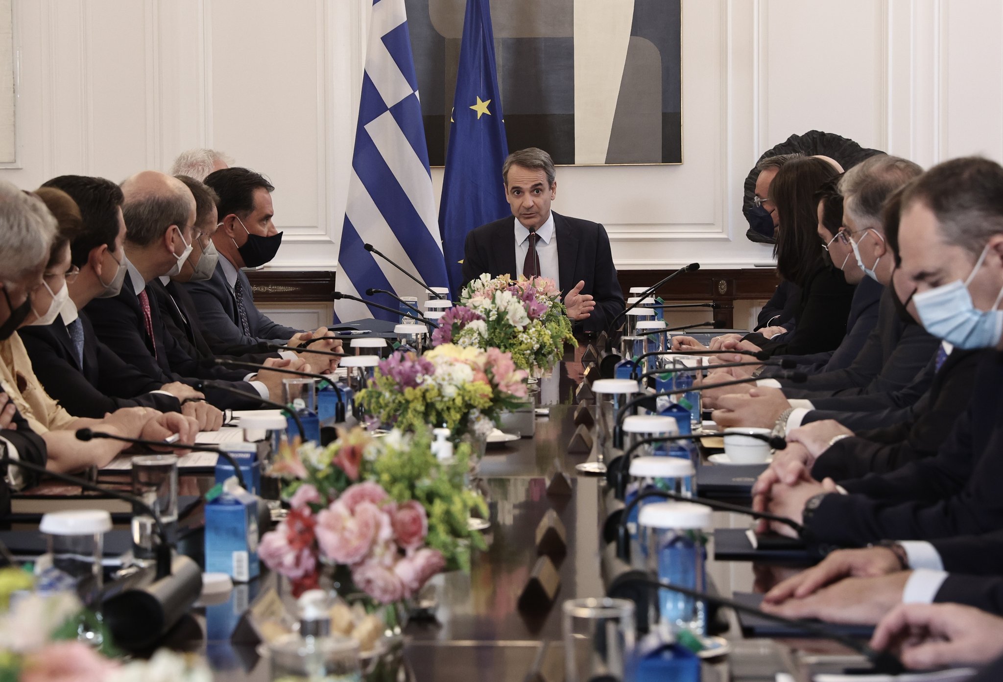 Στις 11:00 συνεδριάζει αύριο, Τρίτη, υπό τον Πρωθυπουργό στο Μέγαρο Μαξίμου το υπουργικό συμβούλιο
