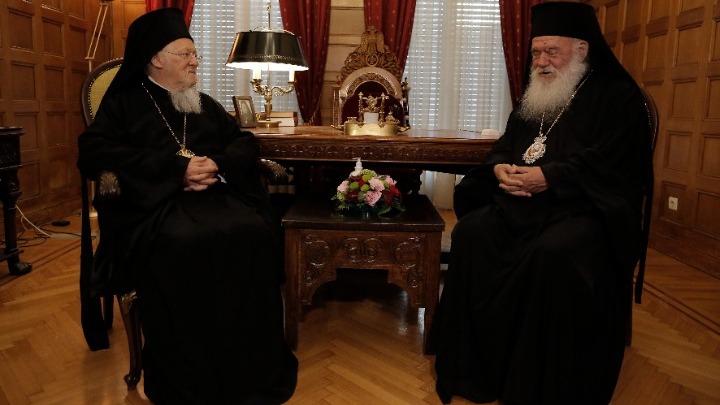 Συνάντηση Οικουμενικού Πατριάρχη με τον Αρχιεπίσκοπο