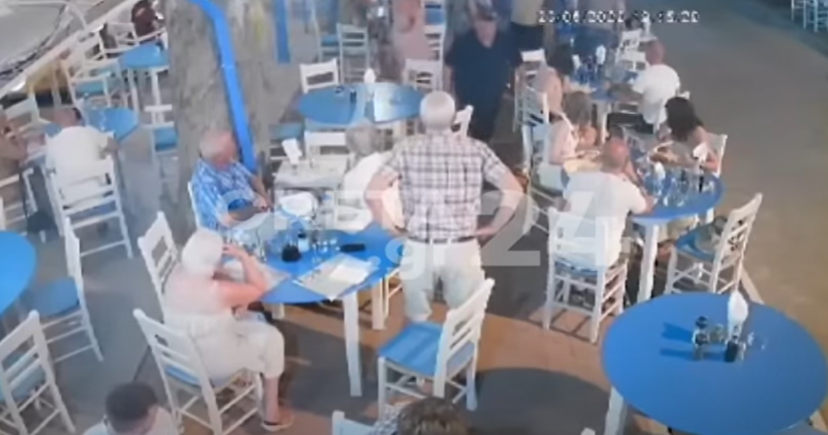 Κρήτη: Παραλίγο να πνιγεί από… πεπόνι σε ταβέρνα – Η σωτήρια παρέμβαση (vid)