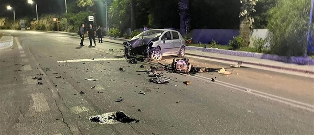 Ρόδος: Τροχαίο μετά από σφοδρή σύγκρουση – Ένας τραυματίας