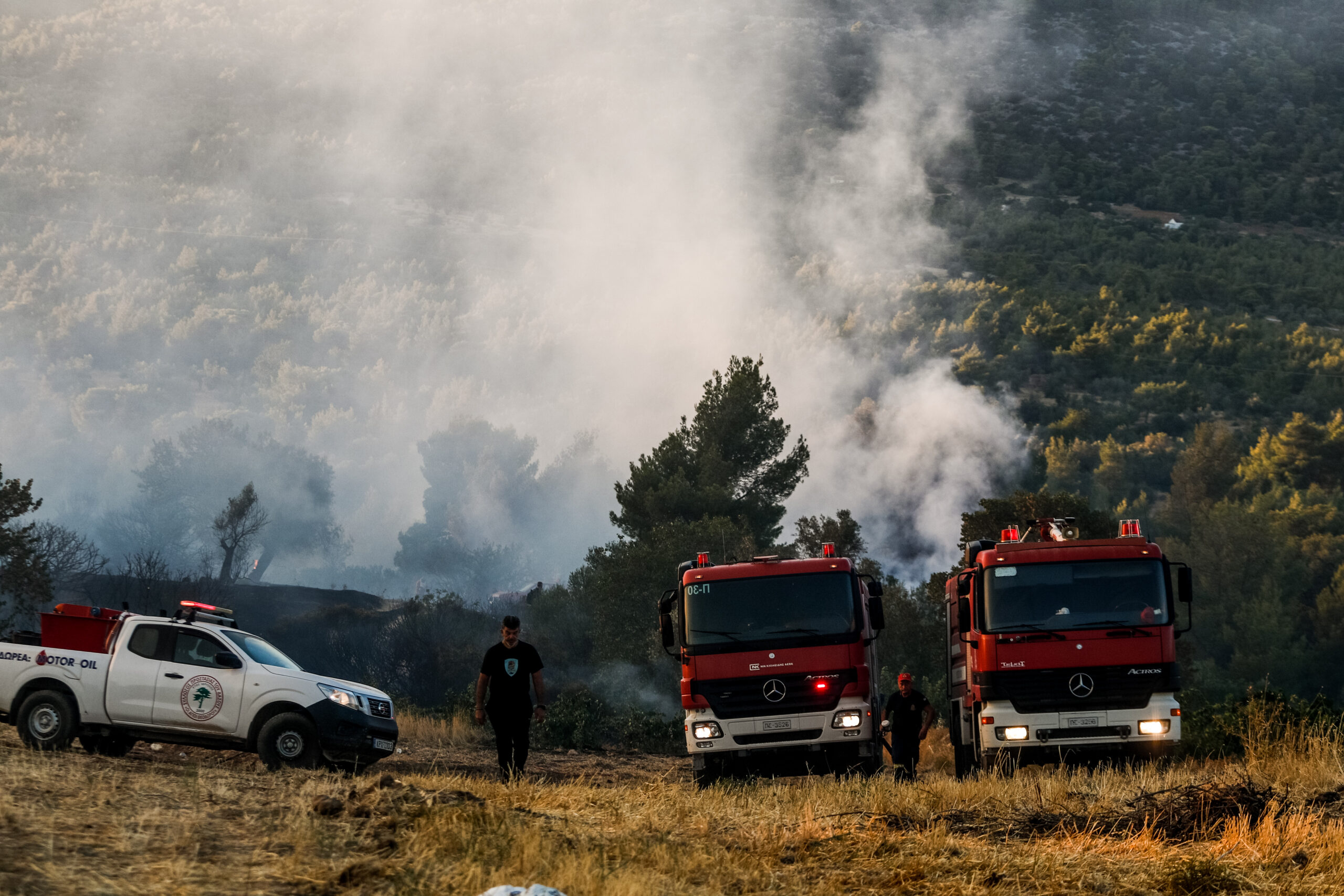 Περιορίστηκε η φωτιά στη Σαλαμίνα – Μαίνεται σε ένα από τα τρία μέτωπα