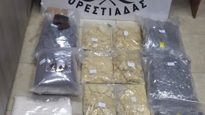 Ορεστιάδα: Εντοπισμός μεγάλης ποσότητας ναρκωτικών ουσιών