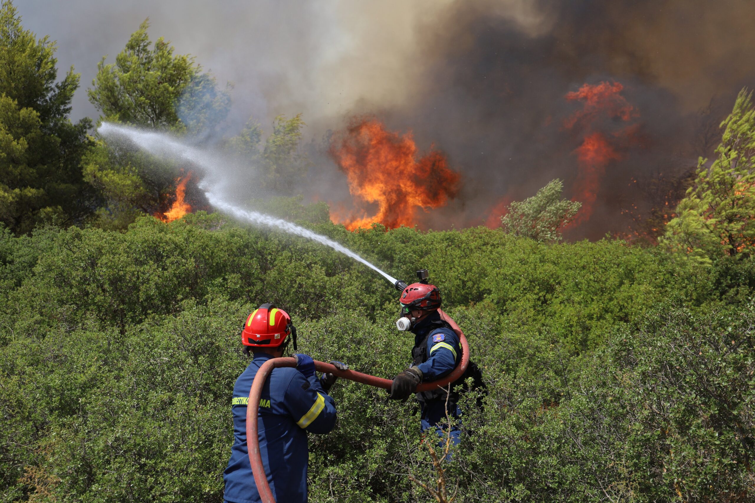 Μήνυμα του 112 για αποφυγή των μετακινήσεων προς τη Βρυσούλα Σχηματαρίου, βορειοδυτικά του Δηλεσίου