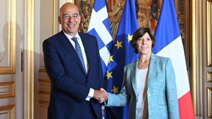 Κατρίν Κολονά: Η Γαλλία θα σταθεί στο πλευρό της Ελλάδας έναντι των απειλών κατά της εθνικής κυριαρχίας της