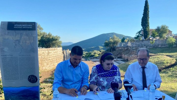 Νέο Αρχαιολογικό Μουσείο στην Αρχαία Μεσσήνη – Υπογραφή μνημονίου συνεργασίας μεταξύ ΥΠΠΟΑ, Περιφέρειας Πελοποννήσου και δήμου Μεσσήνης