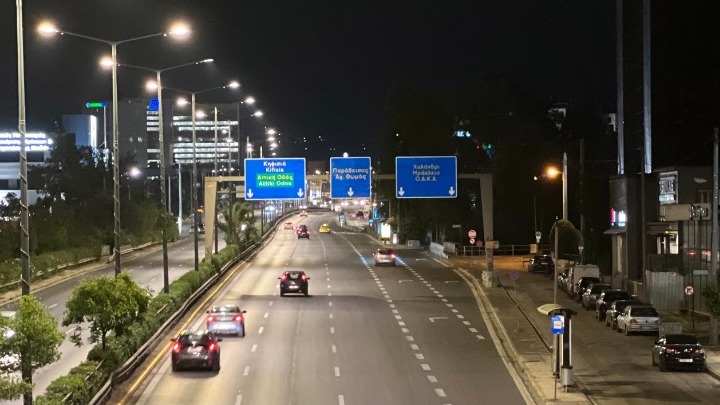 Κυκλοφοριακές ρυθμίσεις από σήμερα έως το τέλος Ιουνίου στη λεωφόρο Κηφισίας