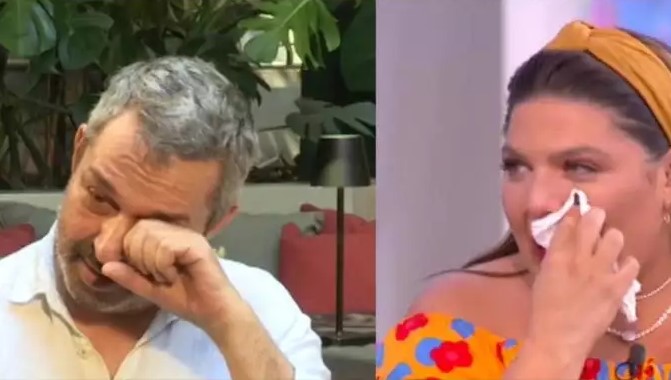 Χρ. Χατζηπαναγιώτης – Δανάη Μπάρκα: Συγκίνηση και δάκρυα για την σχέση τους