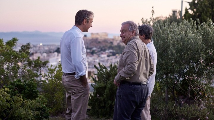 Κυρ. Μητσοτάκης: Καλωσόρισε τον γγ του ΟΗΕ που επισκέπτεται την Ελλάδα