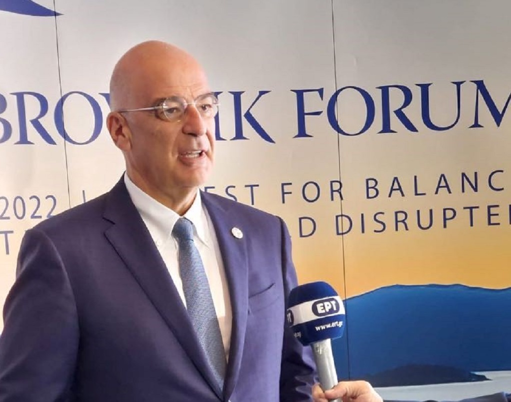 Δένδιας σε Dubrovnik Forum: Αναγκαία η σταθερότητα στην Ανατολική Μεσόγειο