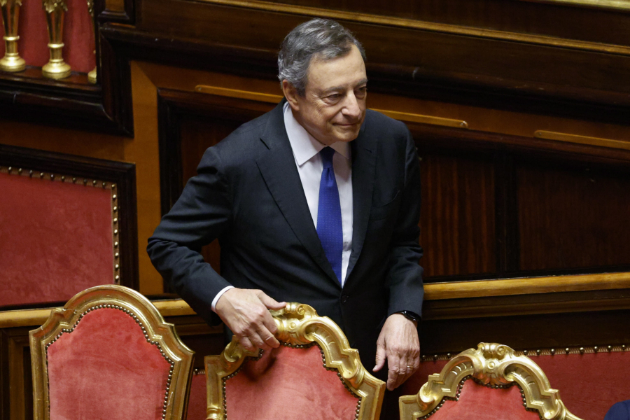 Πολιτική κρίση στην Ιταλία: Ο Ντράγκι πήρε ψήφο εμπιστοσύνης αλλά η κυβέρνησή του… καταρρέει