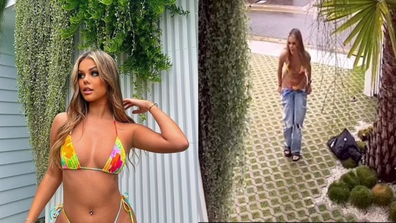 Influencer ξεσκεπάστηκε στο Παλμ Μπιτς: Πήγε σε ξένη βίλα, κατέβασε το παντελόνι να φανεί το μαγιό και έβγαλε φωτογραφία (vid)