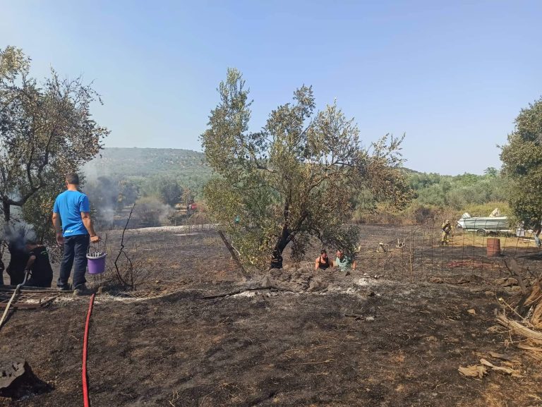 Συνελήφθη ύποπτος για εμπρησμό στη Λέσβο
