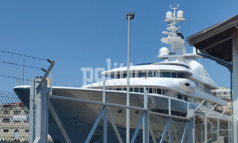 Θεσσαλονίκη: Στο λιμάνι της πόλης η εντυπωσιακή θαλαμηγός Μεξικανού δισεκατομμυριούχου