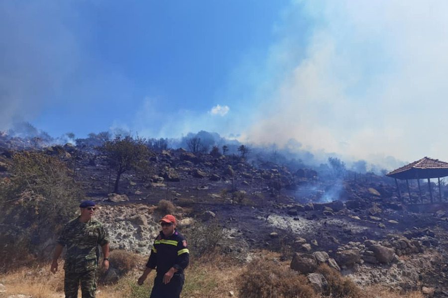 Λέσβος: Υπό έλεγχο η φωτιά μετά από άμεση κινητοποίηση της πυροσβεστικής