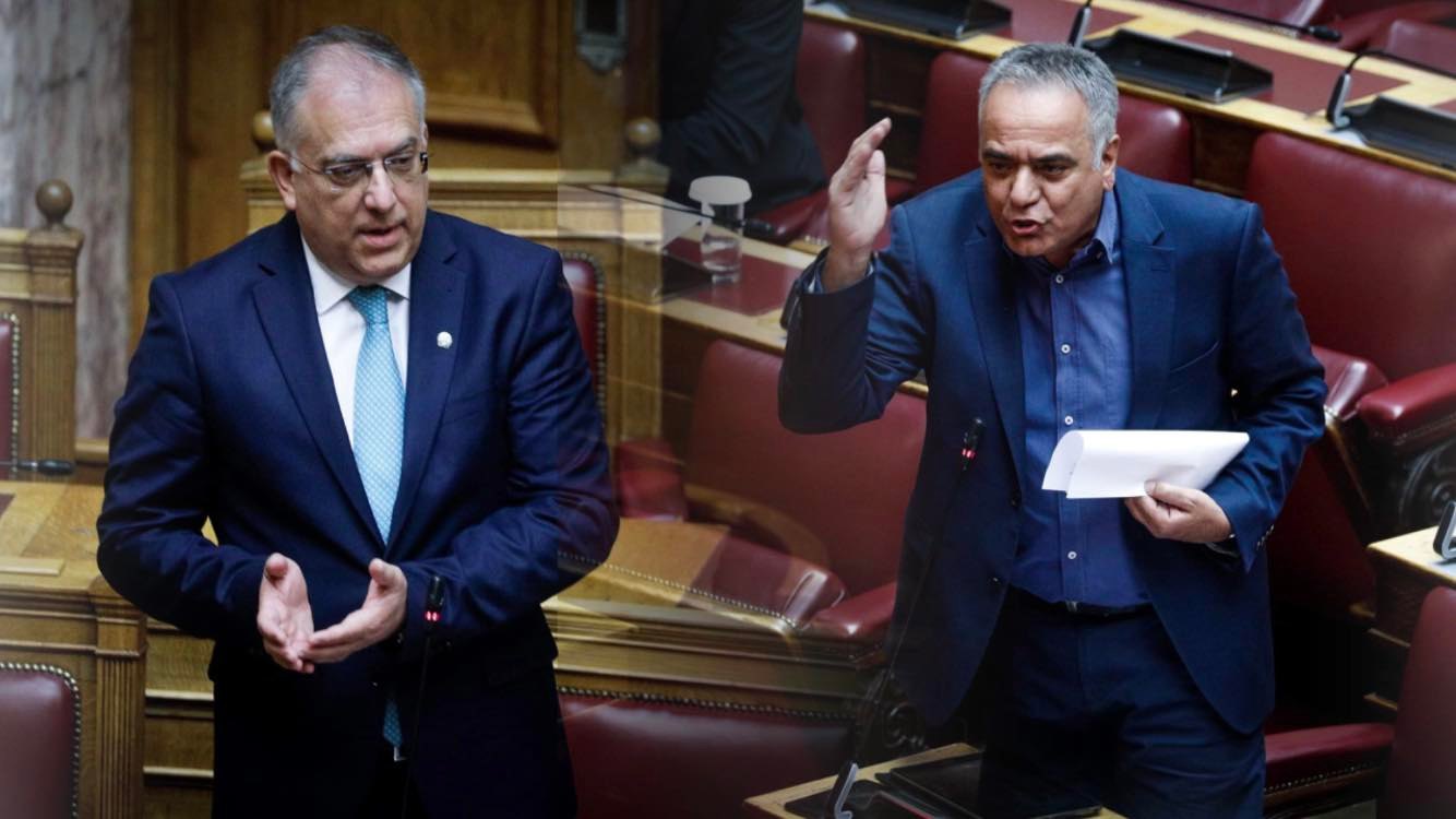 Χαμός στη Βουλή με Θεοδωρικάκο και Σκουρλέτη για την πανεπιστημιακή αστυνομία
