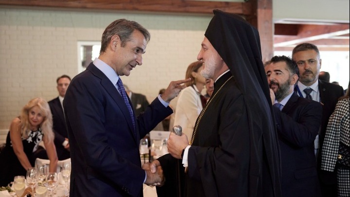 Αρχιεπίσκοπος Αμερικής Ελπιδοφόρος σε Μητσοτάκη: «Συνεχίζετε να επιδεικνύετε τις ηγετικές ικανότητες»