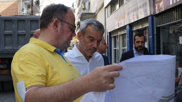 Έργα ανάπλασης στη δυτική πλευρά της πόλης επιθεώρησε ο Ζέρβας