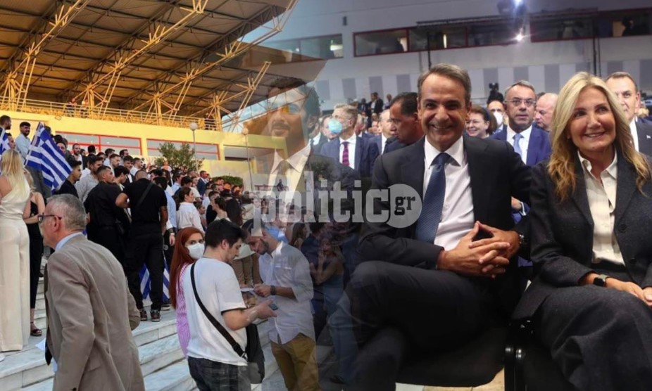 Με χειροκροτήματα υποδέχτηκαν τον Κ. Μητσοτάκη στο Βελλίδειο (pics & vid)