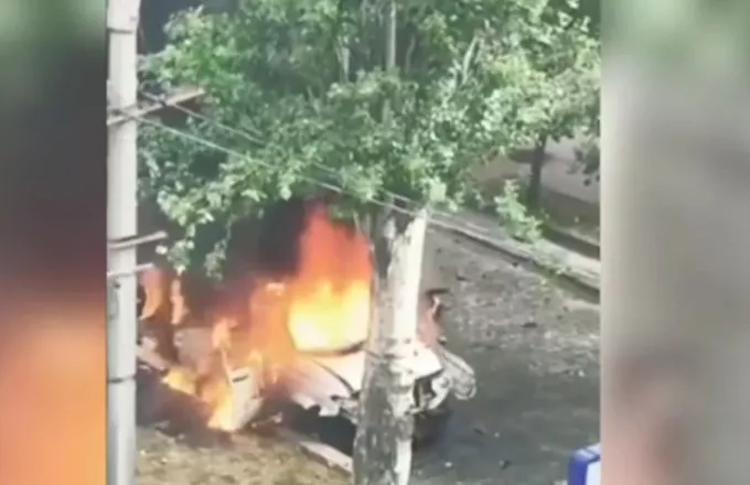 Ουκρανία: Ρώσος διοικητής ακρωτηριάστηκε σε έκρηξη παγιδευμένου αυτοκινήτου (vid)