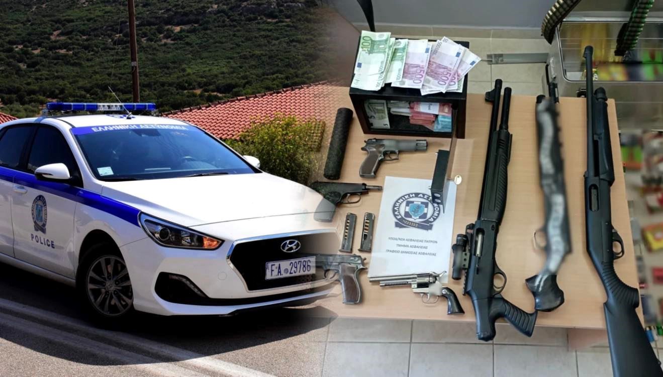 Αχαΐα: Κατασχέθηκαν δύο τόνοι λαθραίου καπνού και οπλοστάσιο
