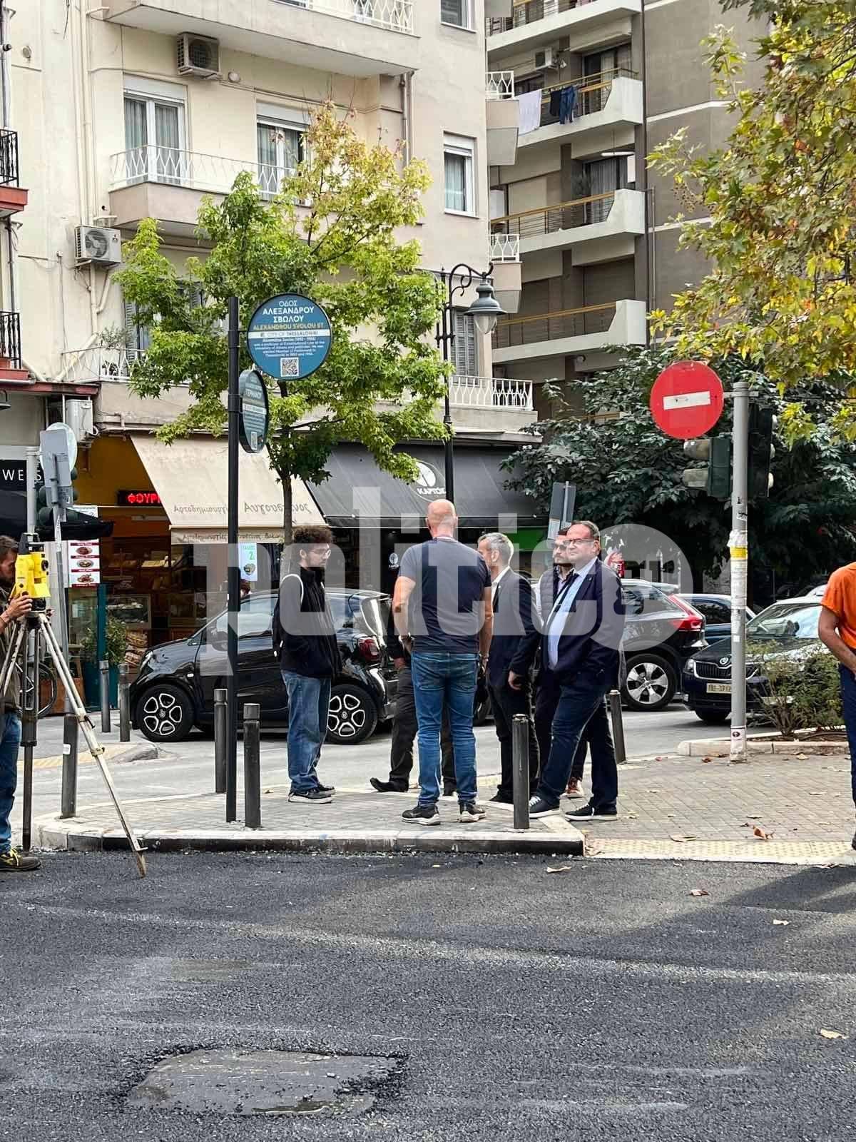 Θεσσαλονίκη: Παρουσία Ζέρβα η ασφαλτόστρωση της Σβώλου
