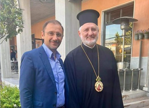 Τα συγχαρητήρια του Ν. Καραγιαννακίδη στον Σεβασμιώτατο Αρχιεπίσκοπο Αμερικής κ.κ. Ελπιδοφόρο (pic)