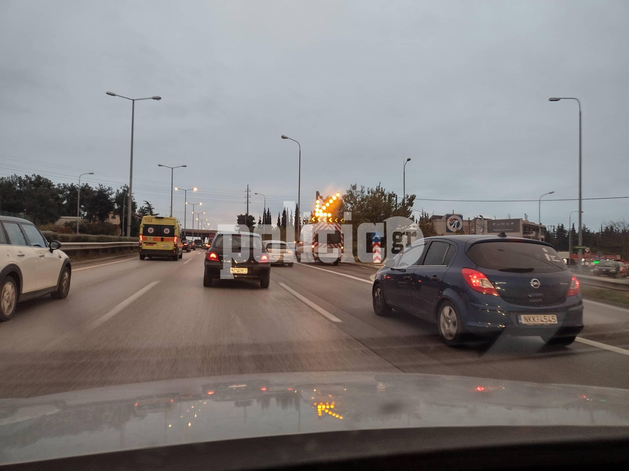 Θεσσαλονίκη: Με χαμηλές ταχύτητες η κυκλοφορία στην Περιφερειακή – Που εντοπίζεται το πρόβλημα