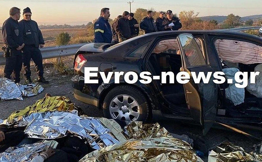 Αλεξανδρούπολη: Τροχαίο κατά την παράνομη μεταφορά μεταναστών