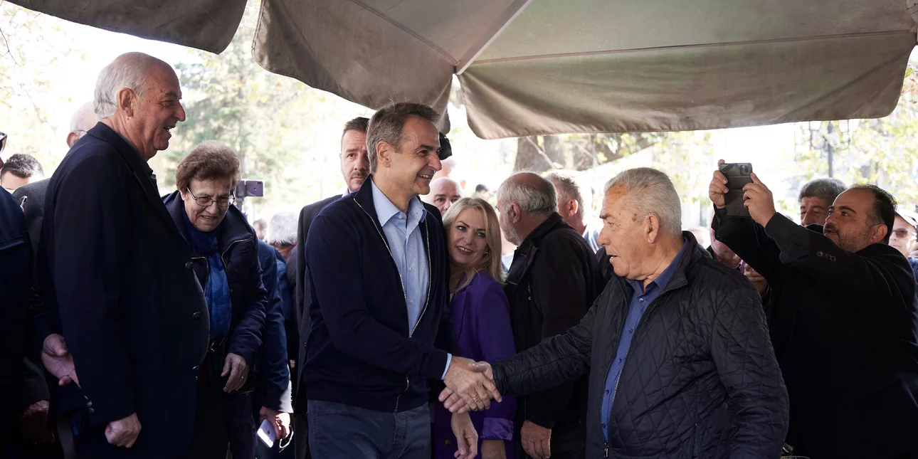 Στην Πιερία ο Κυριάκος Μητσοτάκης – «Μπορούμε να στηρίξουμε τους αγρότες και τους κτηνοτρόφους μας»