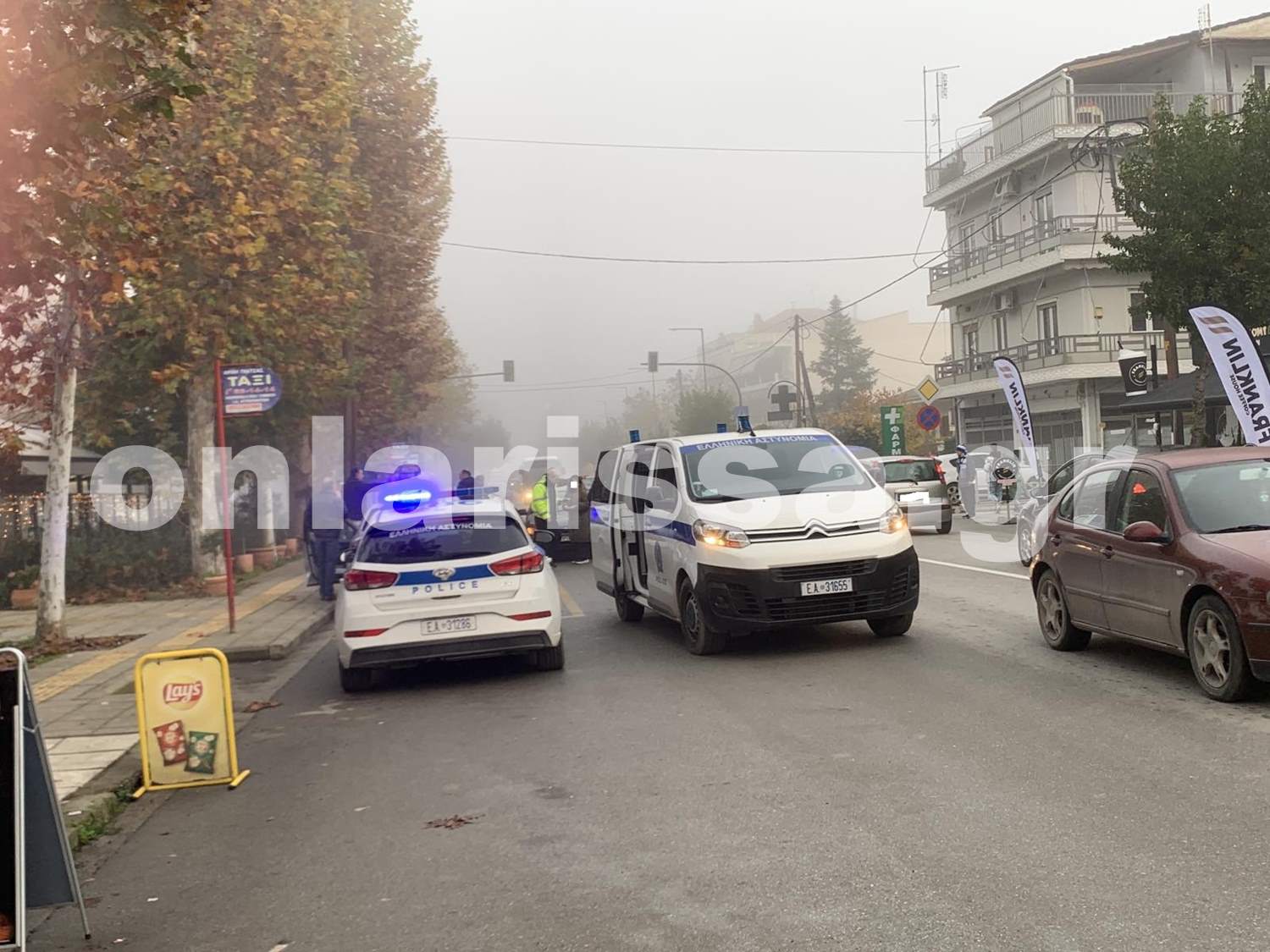 Λάρισα: Μαθητής παρασύρθηκε από όχημα εν μέσω ομίχλης και κατέληξε στο νοσοκομείο
