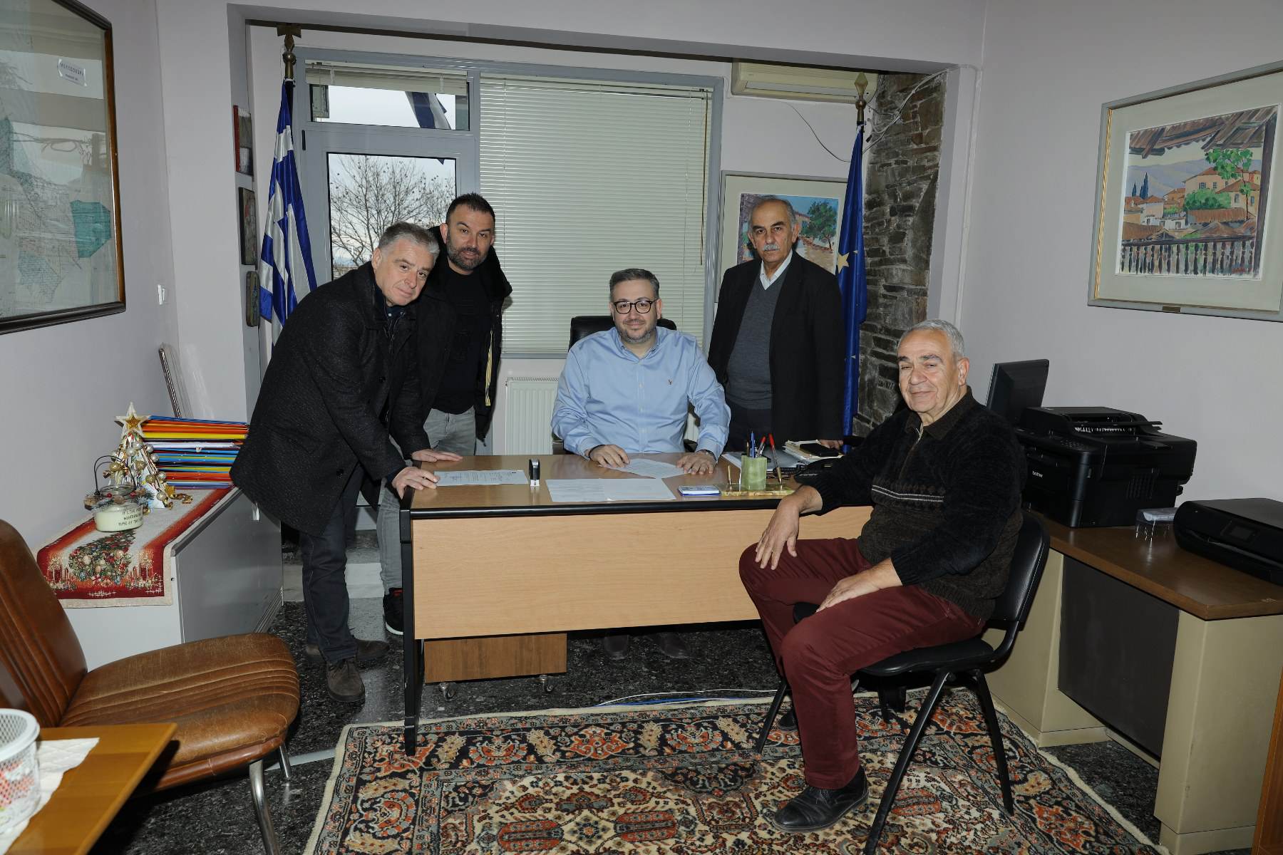 Δ. Ωραιοκάστρου: Υπογράφηκε η σύμβαση για την ανάπλαση της πλατείας Μελισσοχωρίου