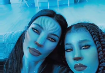 H Κim Kardashian και η κόρη της North έγιναν Avatar (vid)