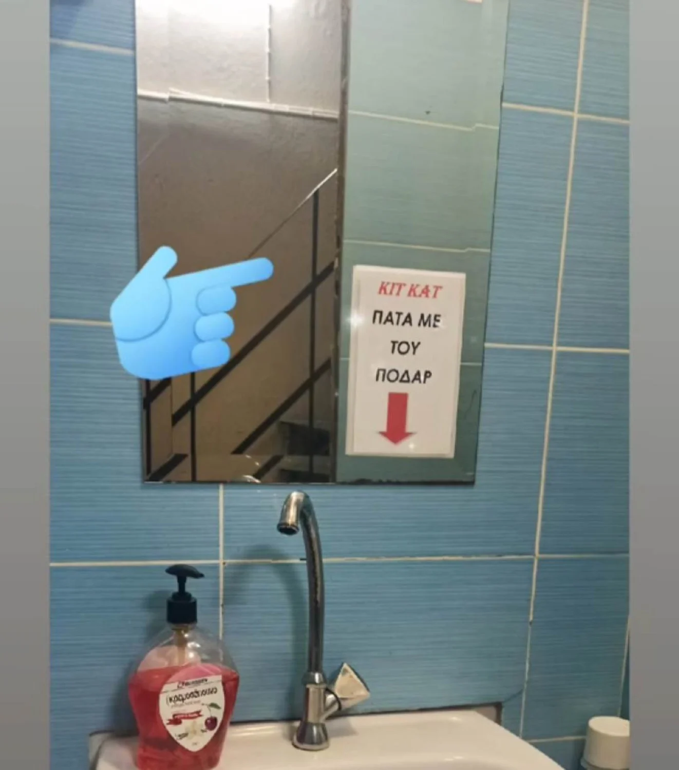 Viral έγινε σημείωμα με οδηγίες σε WC μαγαζιού στη Λάρισα «Κιτ κατ»