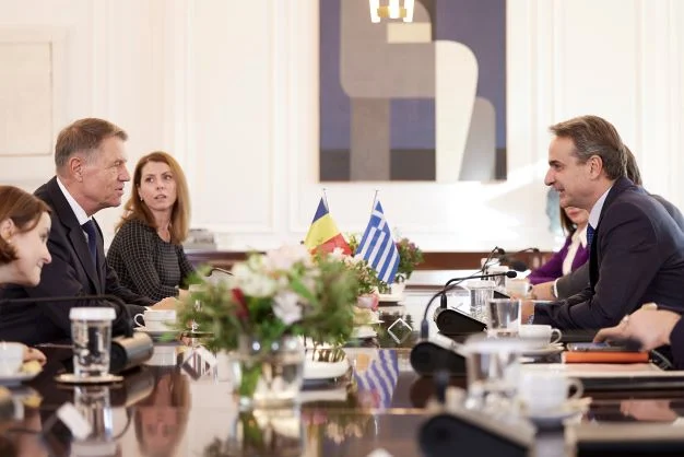 Συνάντηση Μητσοτάκη με Γιοχάνις: Στο τραπέζι η ενεργειακή κρίση και ο Νότιος Διάδρομος Φυσικού Αερίου