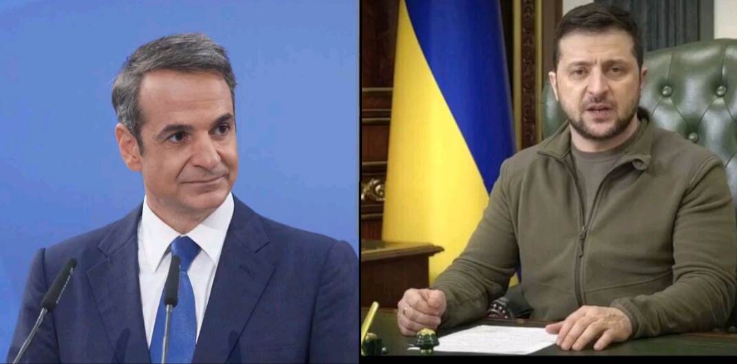 Ζελένσκι: Μίλησα με τον Μητσοτάκη για την ενίσχυση της αεράμυνάς μας