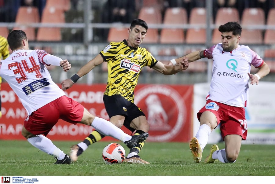 Πανσερραϊκός – ΑΕΚ 1-3: Με σούπερ Μάνταλο… εύκολη και η ρεβάνς
