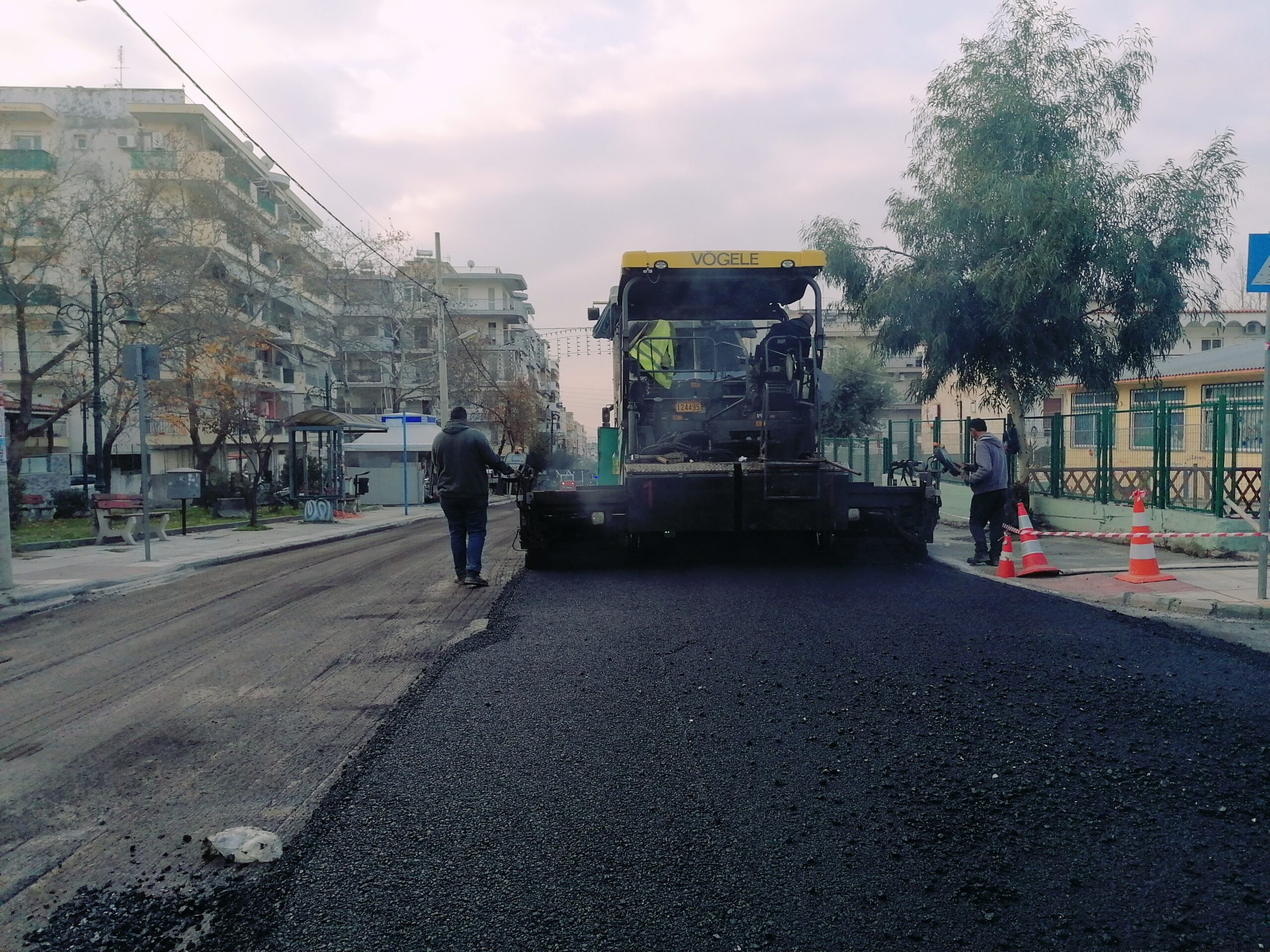 Ολοκληρώθηκε η ασφαλτόστρωση της οδού Μαιάνδρου
