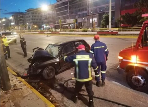 Τροχαίο στη Συγγρού: Σε κρίσιμη κατάσταση νοσηλεύεται ο οδηγός