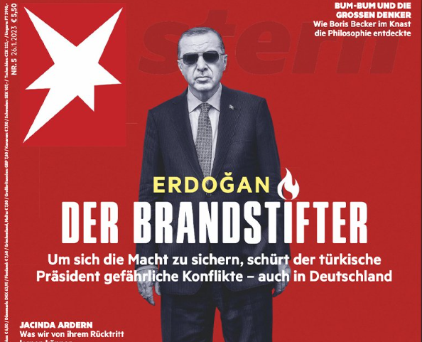 Το γερμανικό «Stern» επιτίθεται στον «εμπρηστή» Ερντογάν: «Αδίστακτος εντός κι εκτός Τουρκίας»