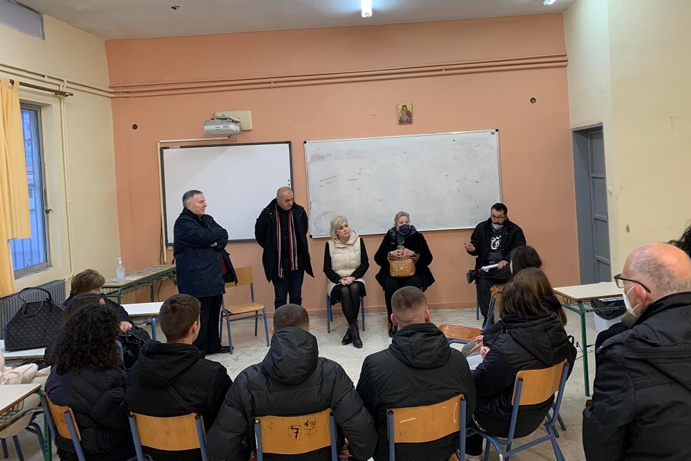 Συνάντηση με μαθητές, καθηγητές και γονείς για τα προβλήματα του 1ου Γυμνασίου Λαγκαδά