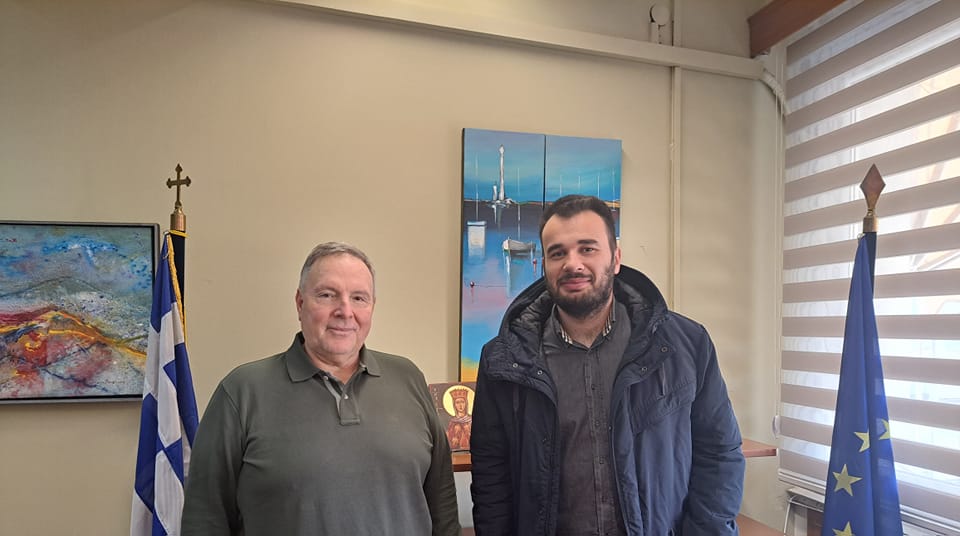 Συνάντηση Στόικου με τον δ/ντη δευτεροβάθμιας εκπαίδευσης δυτικής Θεσσαλονίκης κ. Χρήστο Ρουμπίδη