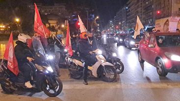 Θεσσαλονίκη: Συμβολική κινητοποίηση του ΣΕΤΕΠΕ για τα εργατικά ατυχήματα (ΦΩΤΟ & ΒΙΝΤΕΟ)