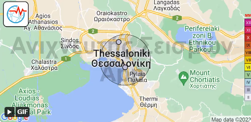 Ασθενής σεισμική δόνηση στη Θεσσαλονίκη
